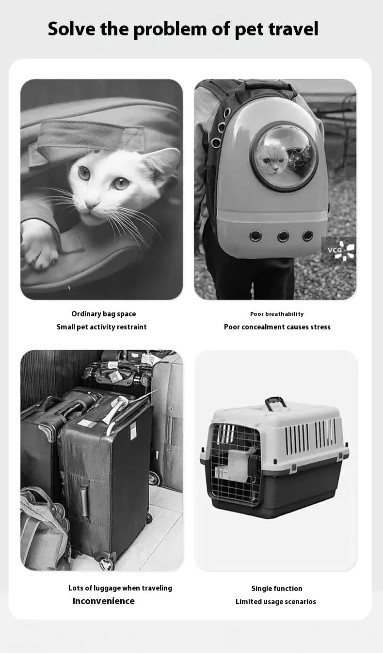 Pet Crossbody Carrier Bag Vaseffard