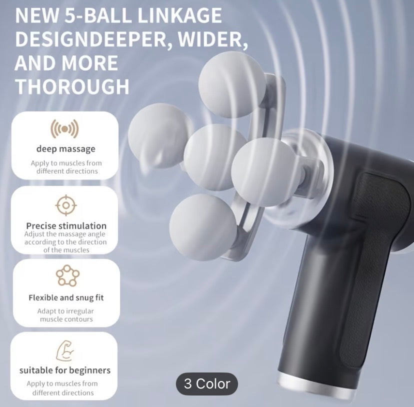 USB Rechargeable Massager Gun Vaseffard