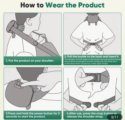 Simulated Human Shoulder and Neck Massager Vaseffard