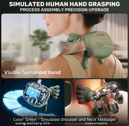 Simulated Human Shoulder and Neck Massager Vaseffard