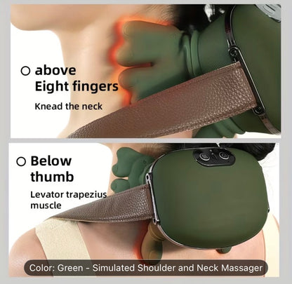 Simulated Human Shoulder and Neck Massager Vaseffard