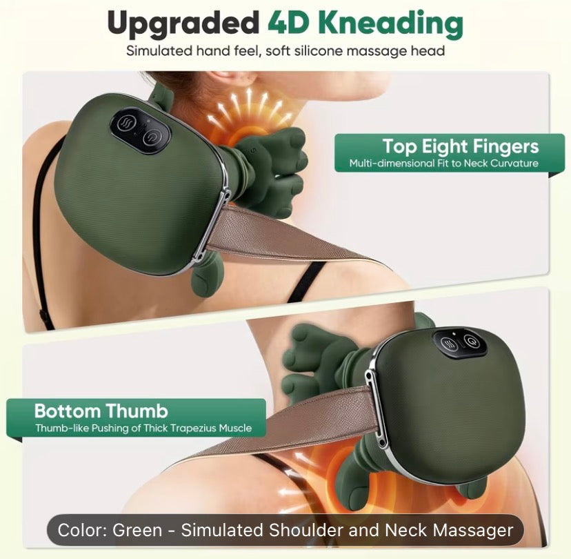 Simulated Human Shoulder and Neck Massager Vaseffard