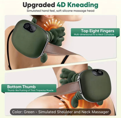 Simulated Human Shoulder and Neck Massager Vaseffard