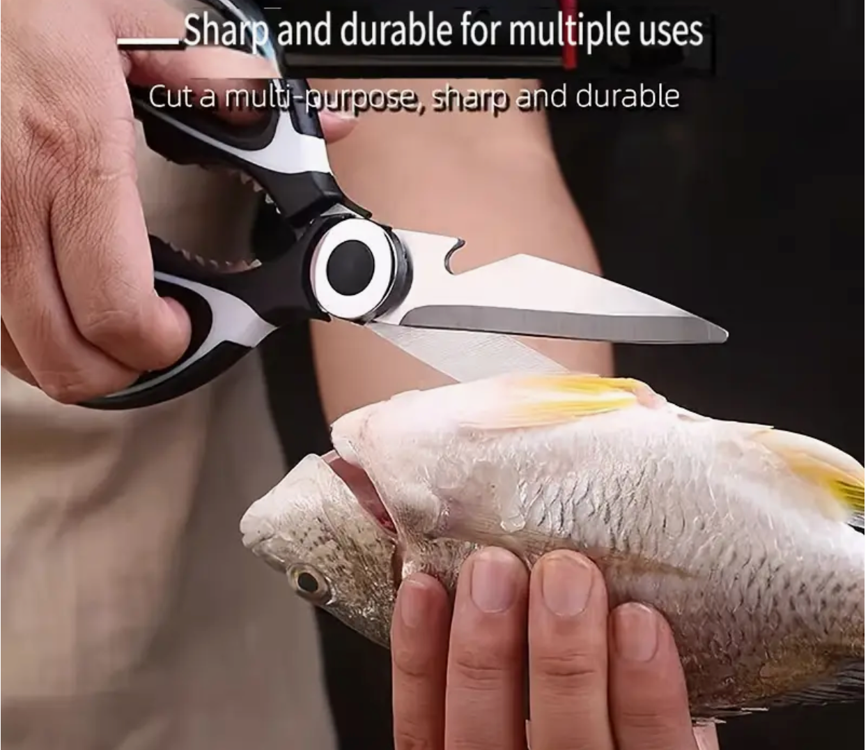 Durable Stainless Steel Kitchen Shears Vaseffard