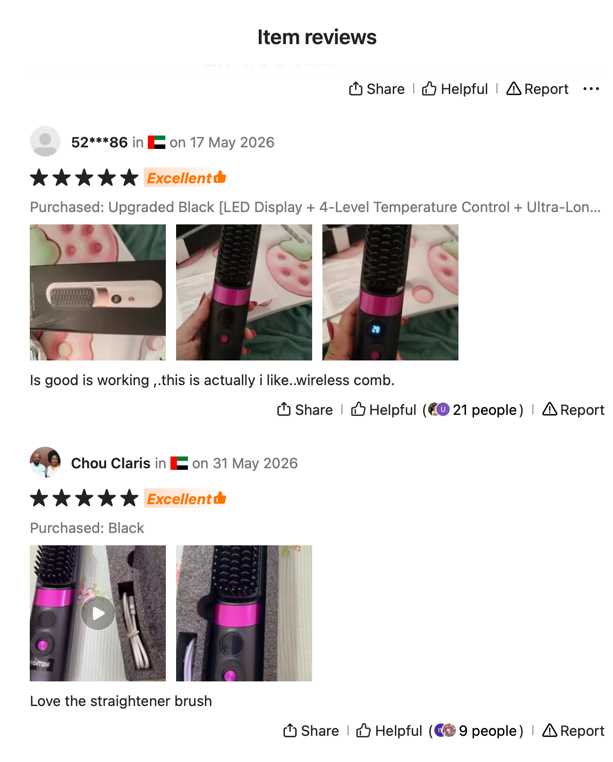 Straightening Comb And Curling Iron Vaseffard
