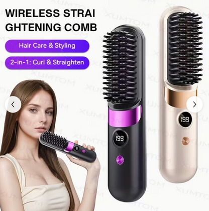Straightening Comb And Curling Iron Vaseffard