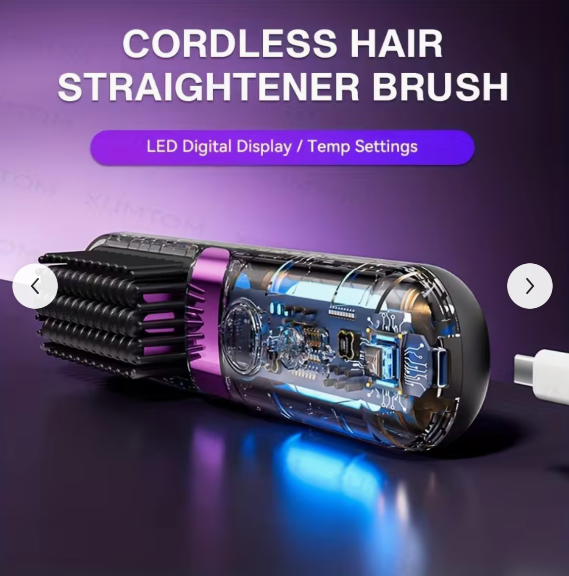 Straightening Comb And Curling Iron Vaseffard