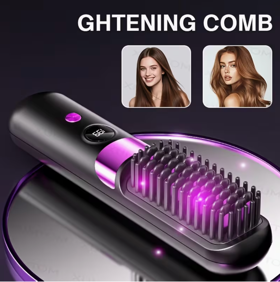 Straightening Comb And Curling Iron Vaseffard