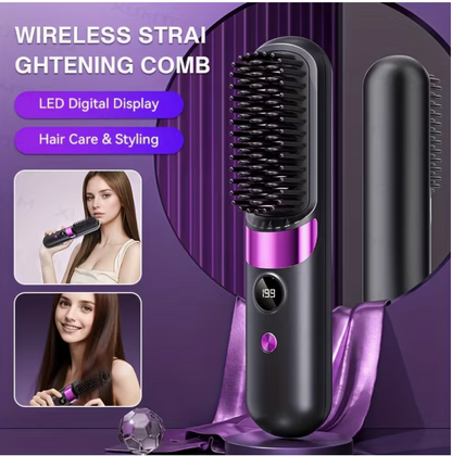 Straightening Comb And Curling Iron Vaseffard