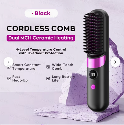 Straightening Comb And Curling Iron Vaseffard