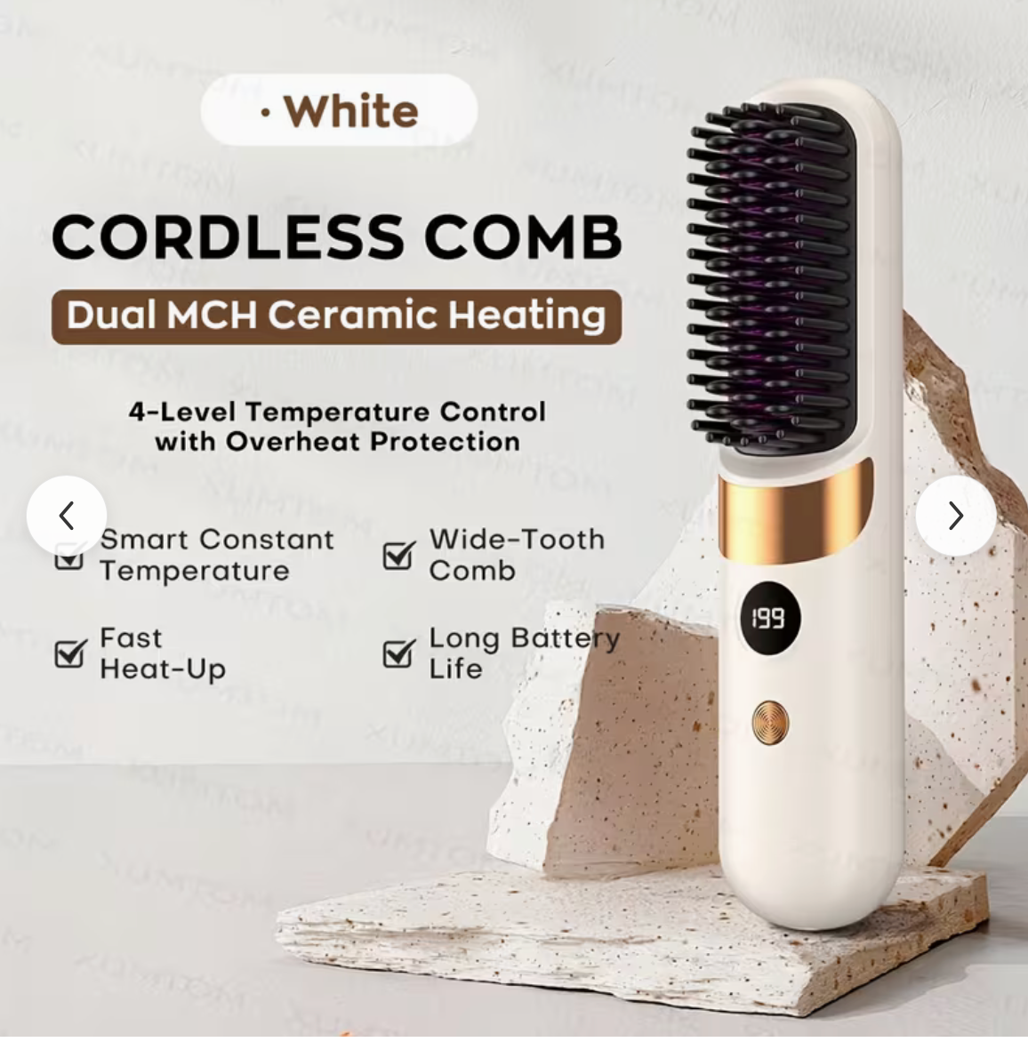Straightening Comb And Curling Iron Vaseffard