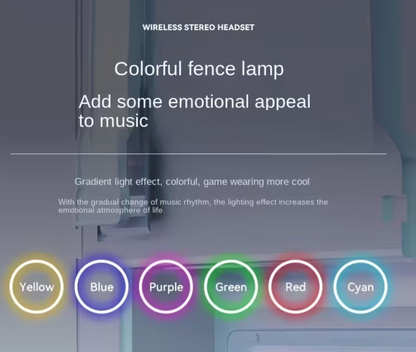 Luminous Wireless Headphones Vaseffard