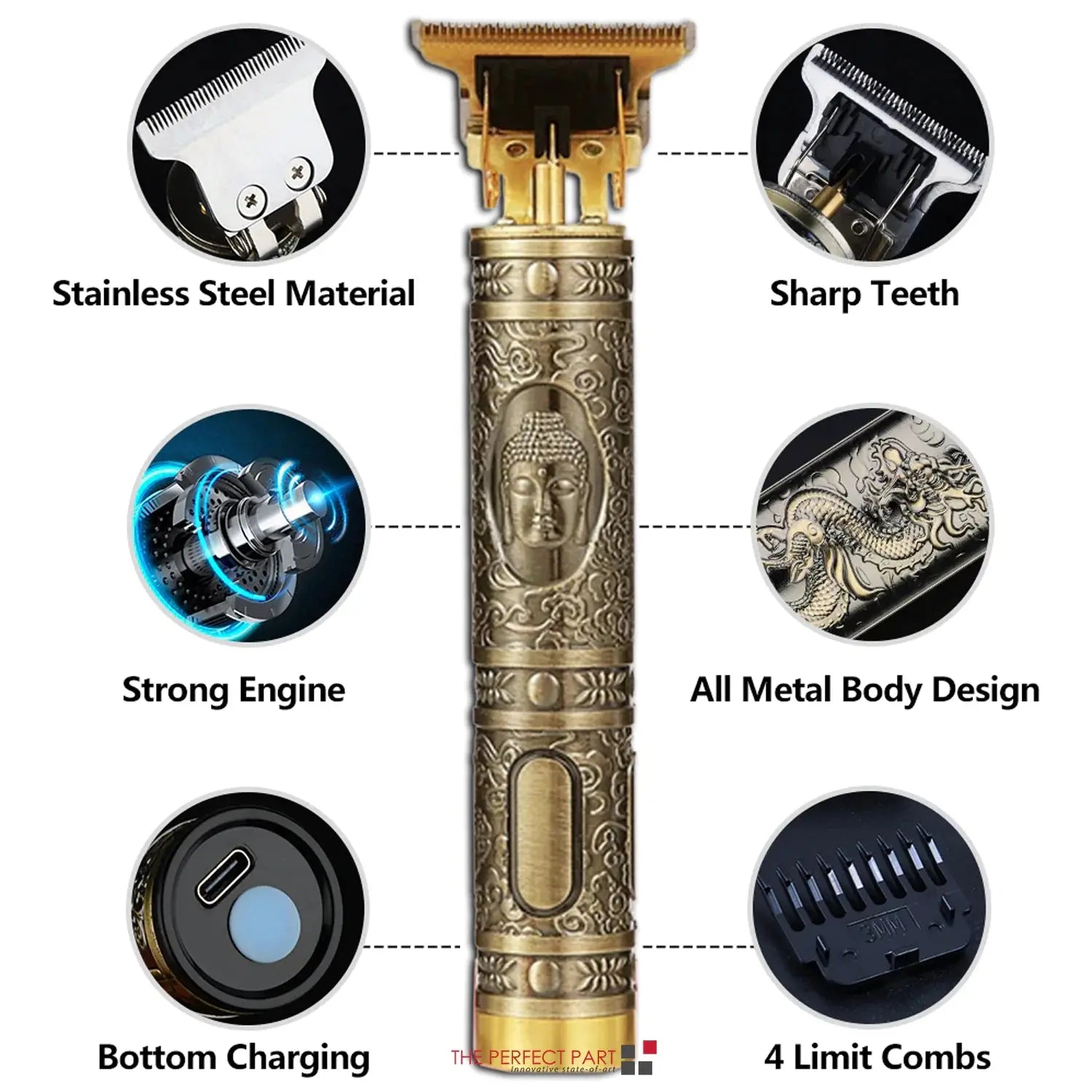 Professional Hair Trimmer Vaseffard