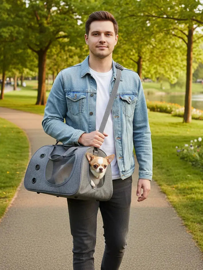 Pet Crossbody Carrier Bag Vaseffard