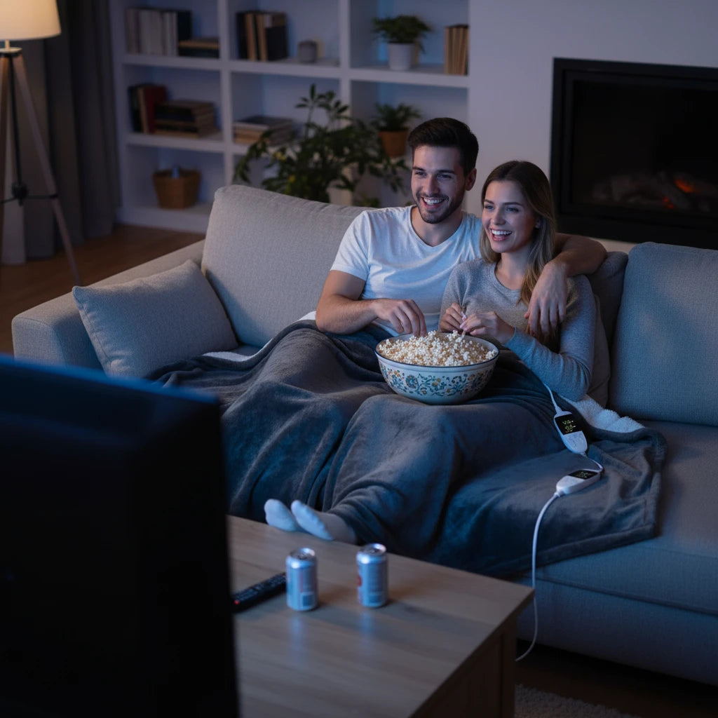 Cozy Heated Blanket for Ultimate Comfort Future store